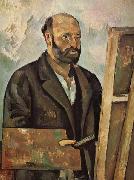 Self-Portrait with Palette Paul Cezanne